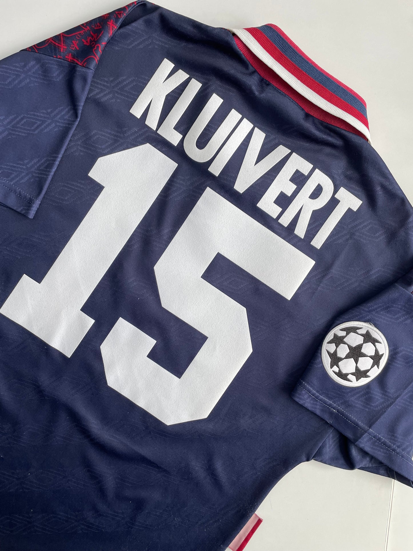 AJAX 1994/95 VISITANTE #15 KLUIVERT (M) UEFA CHAMPIONS LEAGUE