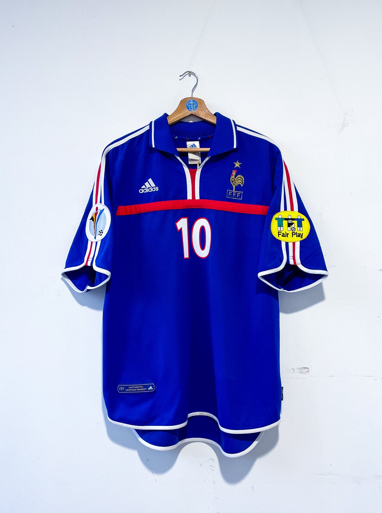 FRANCIA LOCAL EUROCOPA 2000 #10 ZIDANE (L) ADIDAS