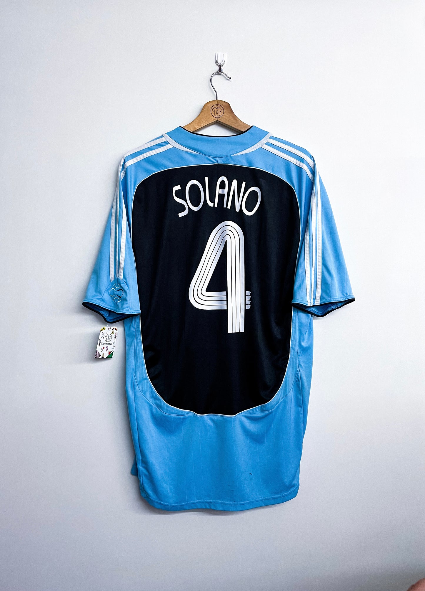 NEW CASTLE, 2006/07 TERCERA EQUIPACIÓN #4 SOLANO , (XL) ADIDAS