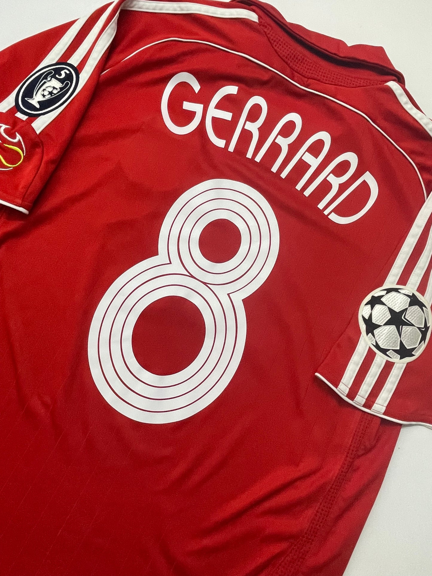 LIVERPOOL 2005/07 LOCAL #8 GERRARD (S) UEFA CHAMPIONS LEAGUE, ADIDAS