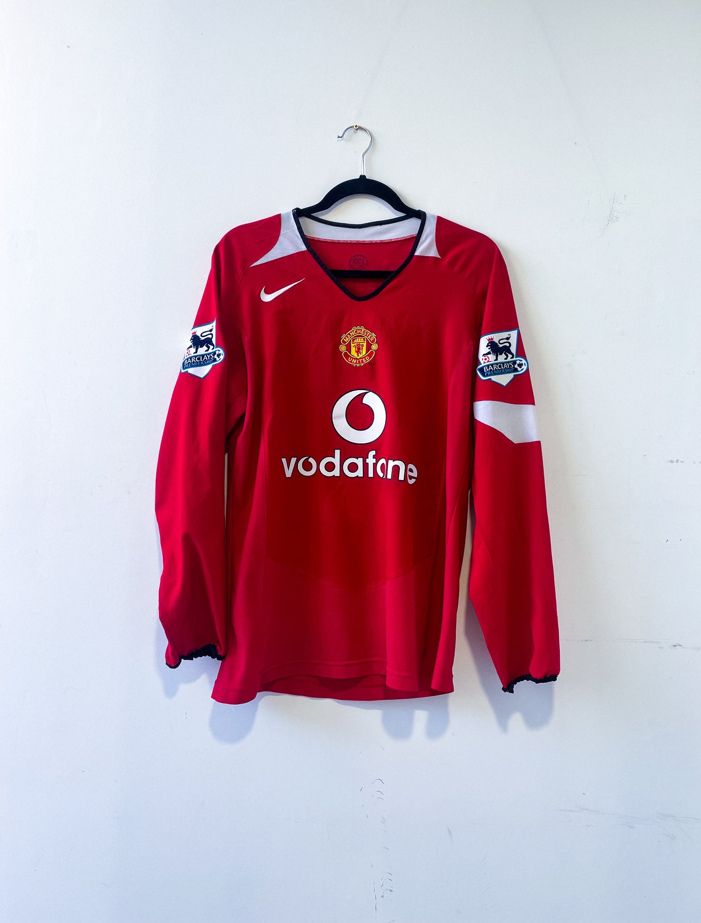 MANCHESTER UNITED 2004/06 LOCAL MANGAS LARGAS #10 v. NISTELROOY (S) NIKE