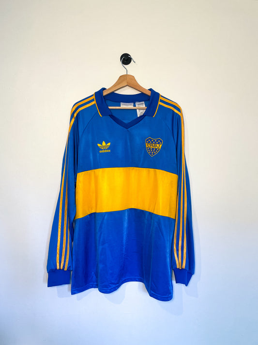 BOCA JUNIORS 1993 REMAKE LOCAL  #10 MANGAS LARGAS (L) ADIDAS