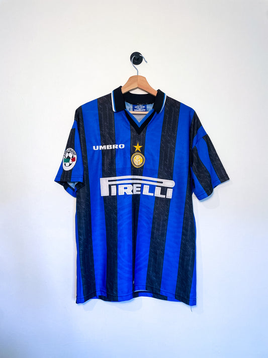 INTER DE MILÁN 1997/98 LOCAL SERIE A  #10 RONALDO (M)  UMBRO