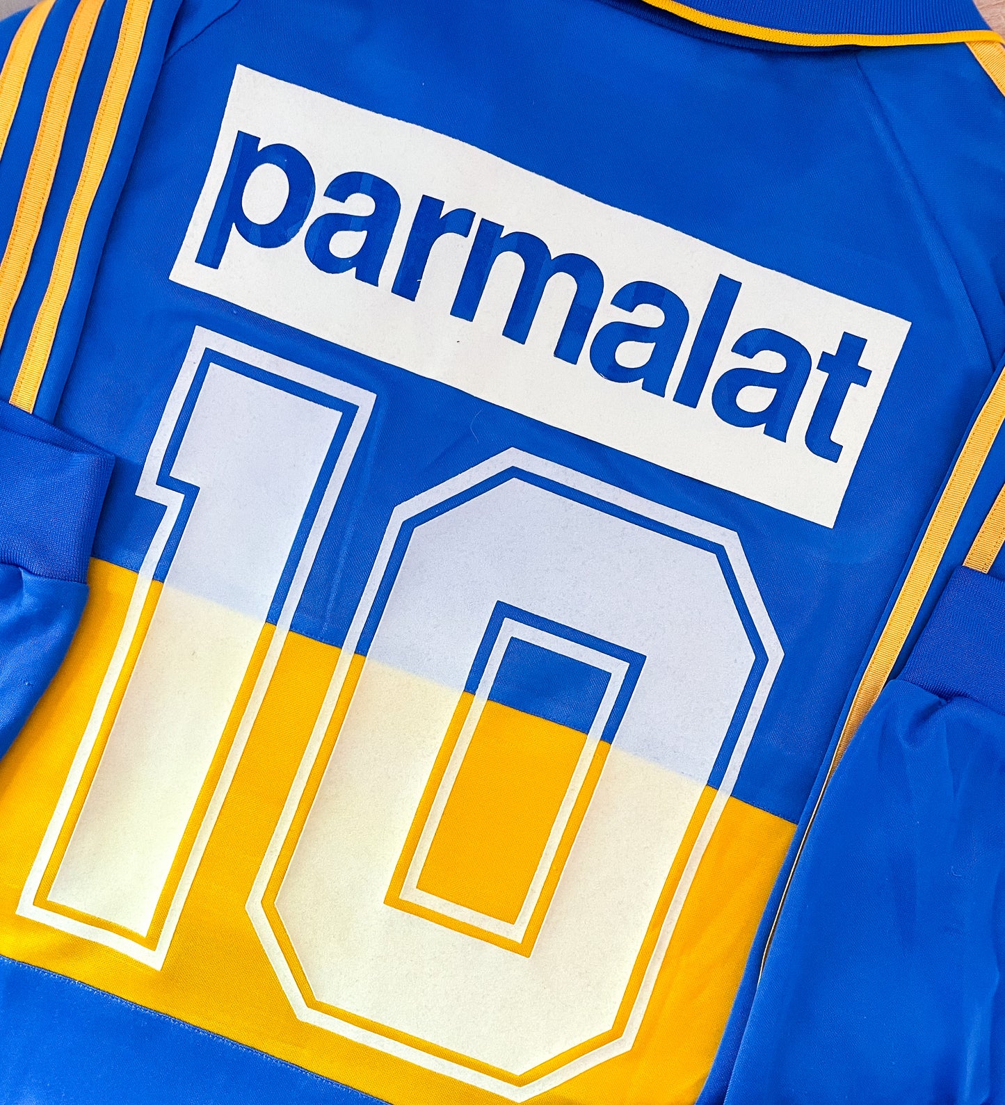 BOCA JUNIORS 1993 REMAKE LOCAL  #10 MANGAS LARGAS (L) ADIDAS