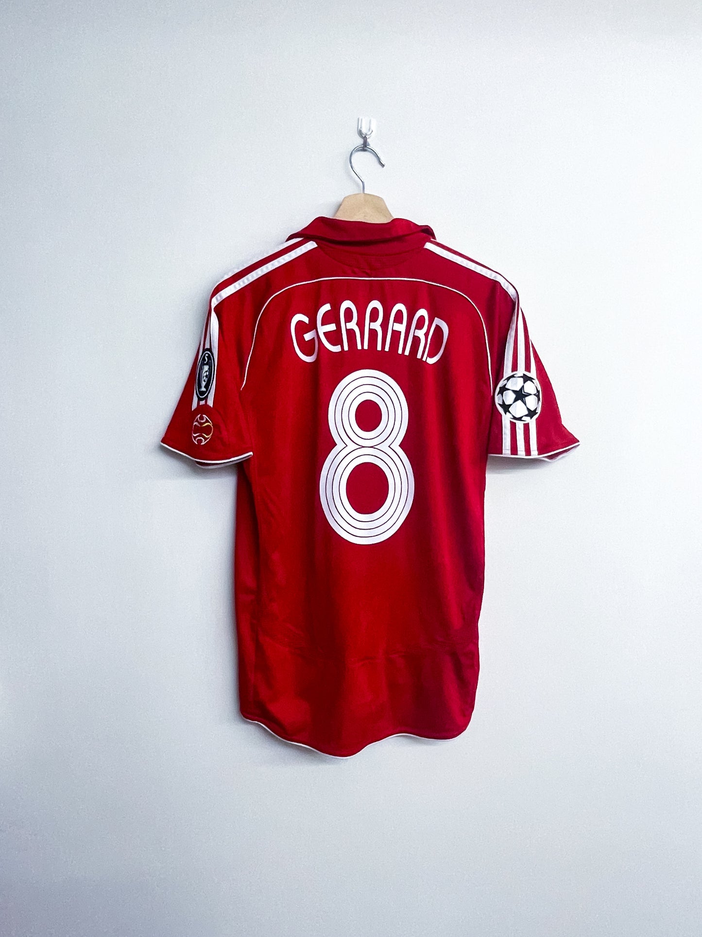 LIVERPOOL 2005/07 LOCAL #8 GERRARD (S) UEFA CHAMPIONS LEAGUE, ADIDAS