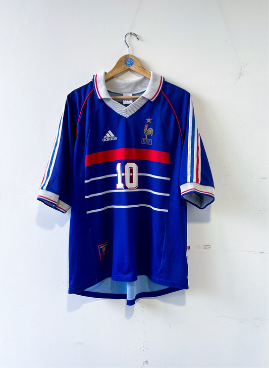 FRANCIA 1998 LOCAL #10 ZIDANE (L) REMAKE ADIDAS