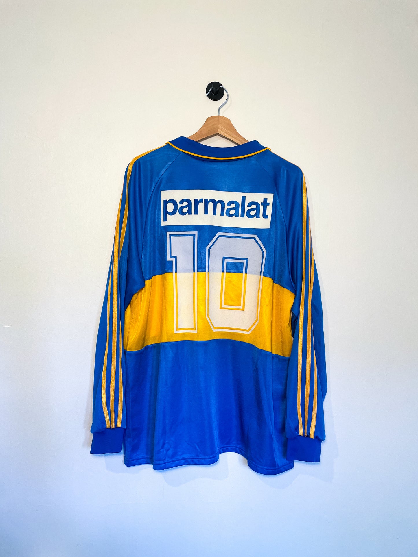 BOCA JUNIORS 1993 REMAKE LOCAL  #10 MANGAS LARGAS (L) ADIDAS
