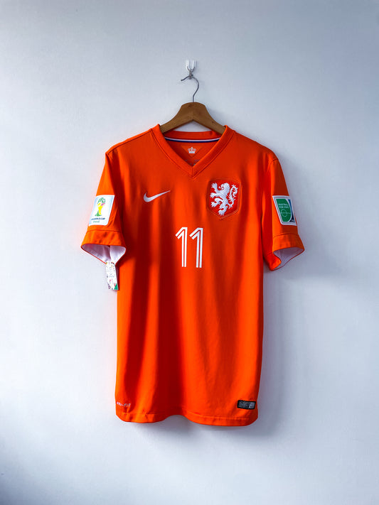 PAÍSES BAJOS LOCAL 2014 #11 ROBBEN (S) FIFA WORLD CUP