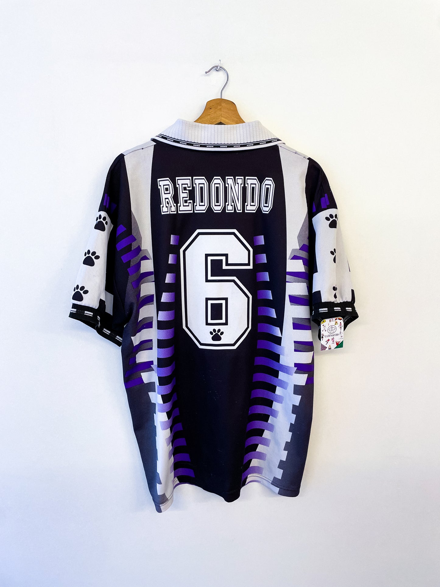 REAL MADRID 1997/98 TERCERA EQUIPACIÓN , #6 REDONDO (L)