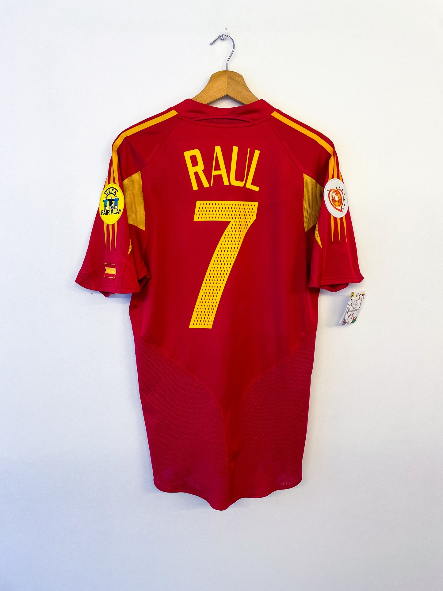 ESPAÑA 2004 LOCAL  #7 RAUL (S) EUROCOPA ADIDAS