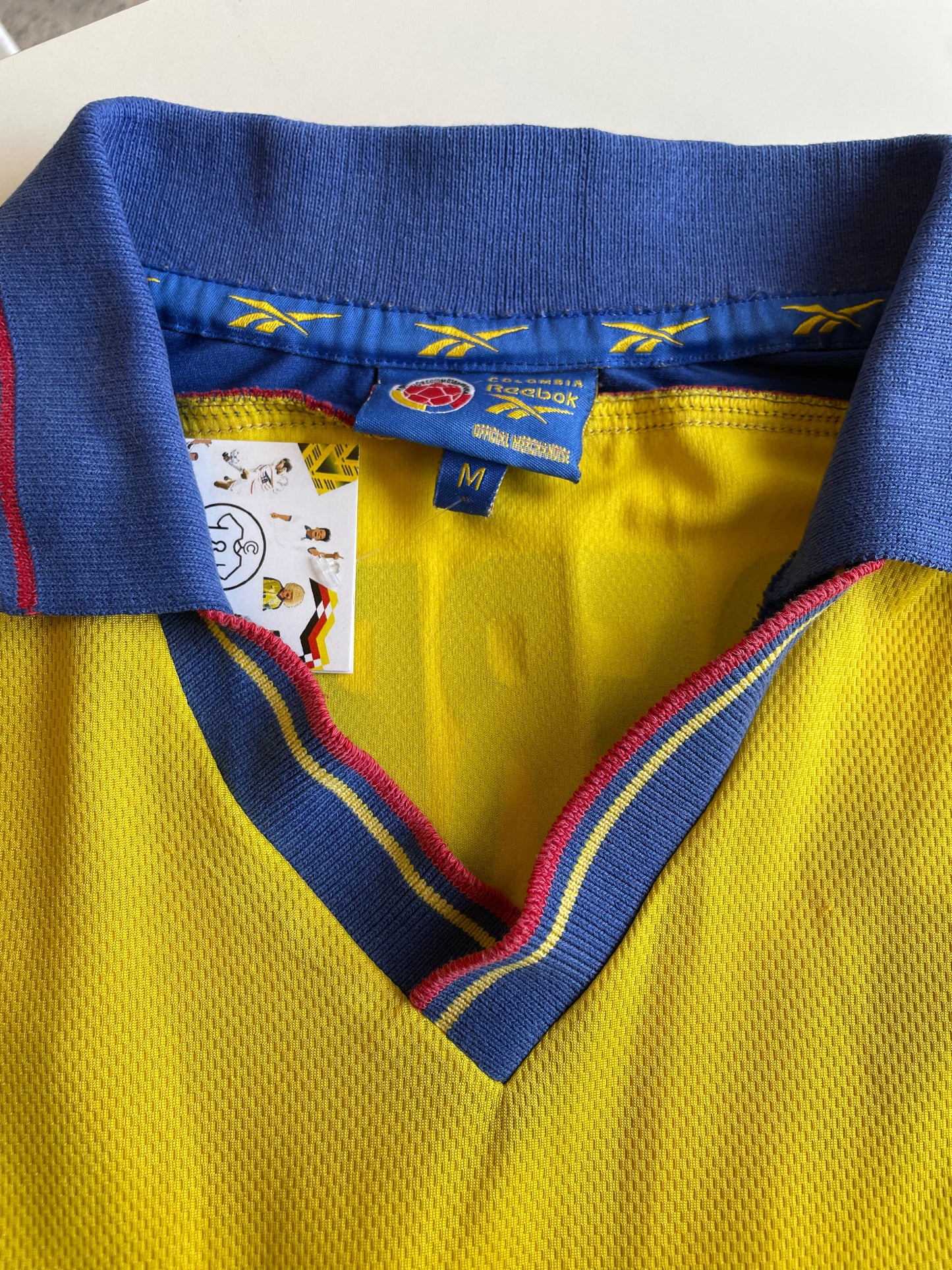 COLOMBIA 1998 LOCAL FIFA WORLD CUP  #10 VALDERRAMA REBOOK